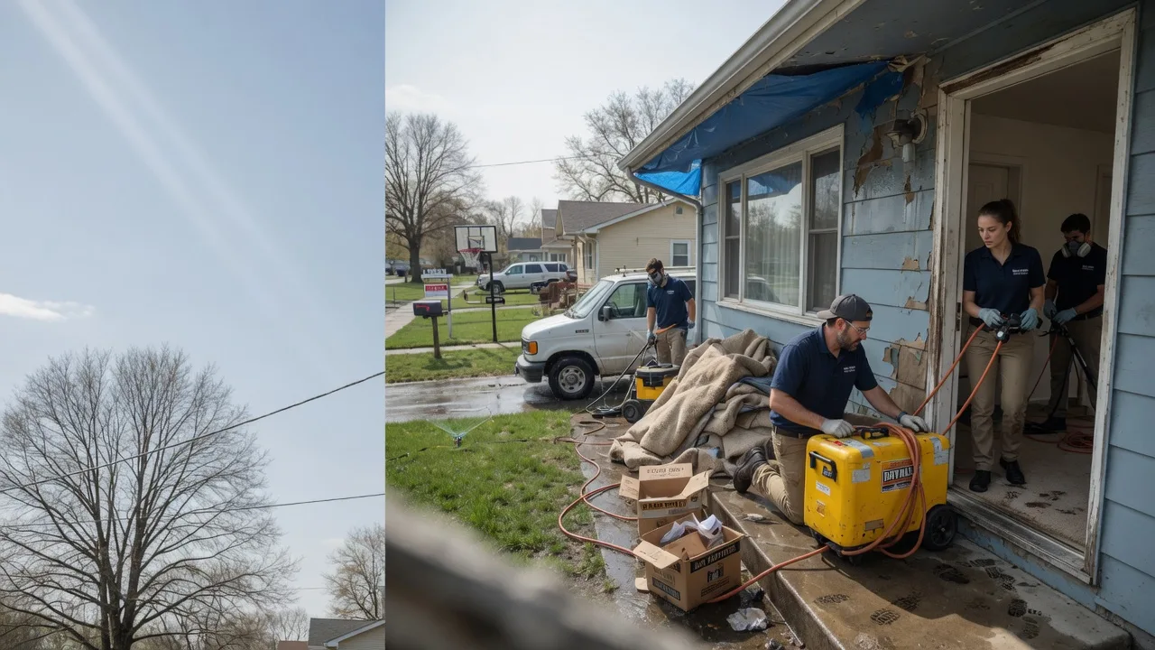 Basement Flood Cleanup in Masury, OH near me